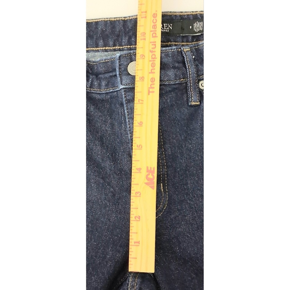 Lauren Ralph Lauren Jeans Women's Size 6 Dark Wash Slim Fit Pockets Pre-owned - Picture 11 of 14